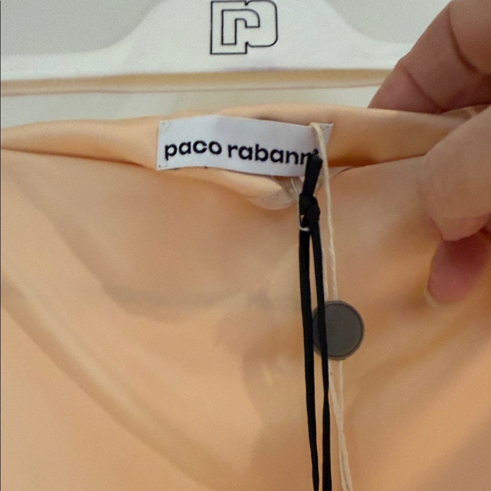 NWT Paco Rabanne Peach Skirt - Picture 3 of 6